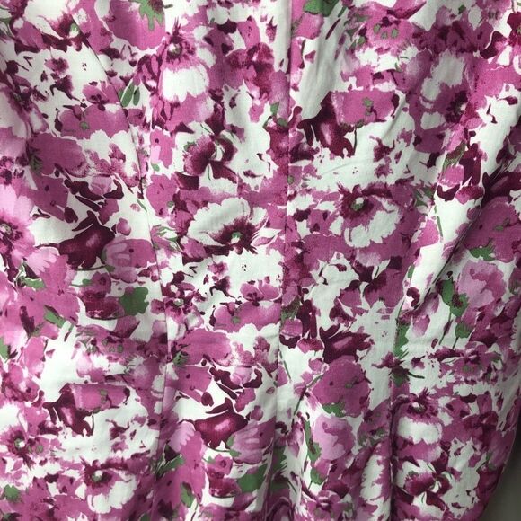 Vintage Handmade Cottagecore Floral MIDI Dress with Pockets - Picture 8 of 8